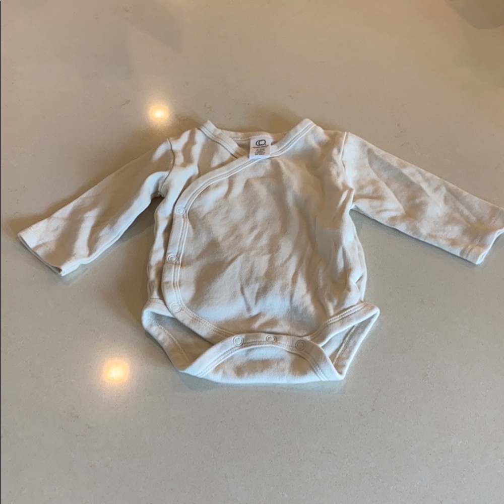 Colored Organics long-sleeved onesie